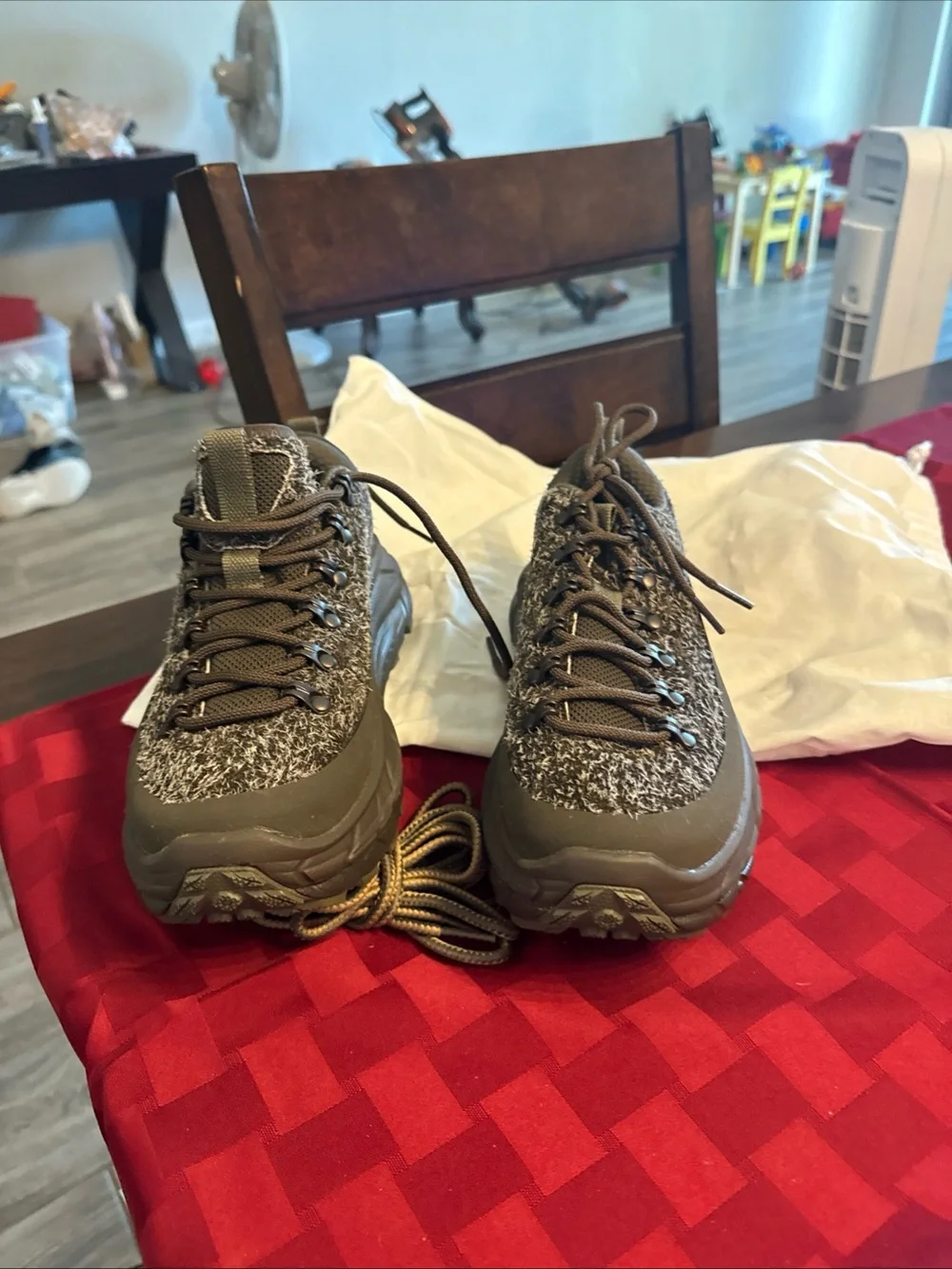 Mens brown hoka hiking shoes